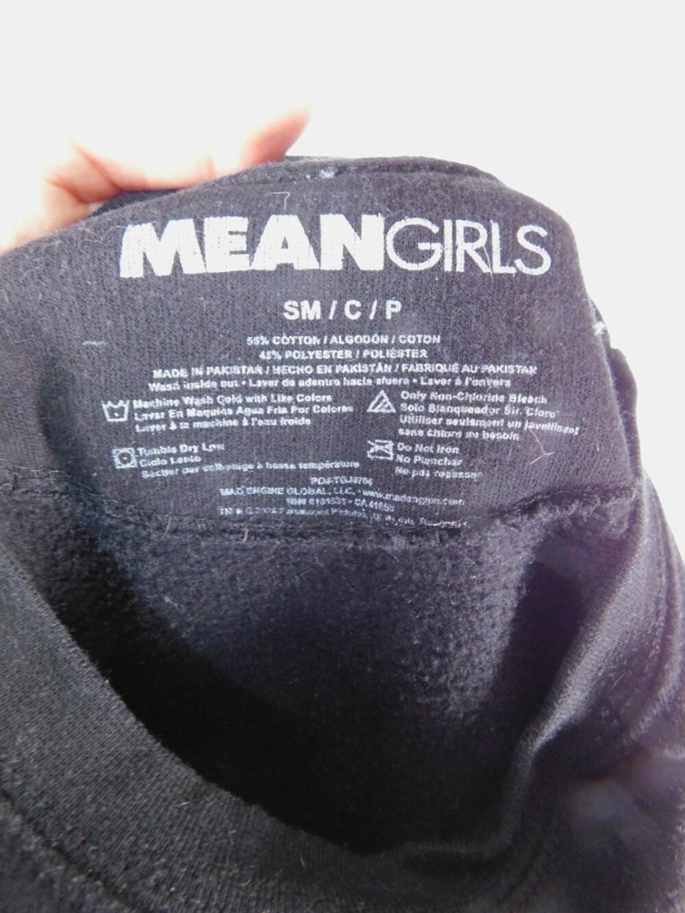 Mean Girls Pullover Womens S Black That's So Fetch Graphic Crew Neck Sweatshirt - Picture 3 of 4